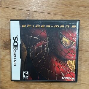 Nintendo DS Spider-Man 2 Game - Black and Red Cover